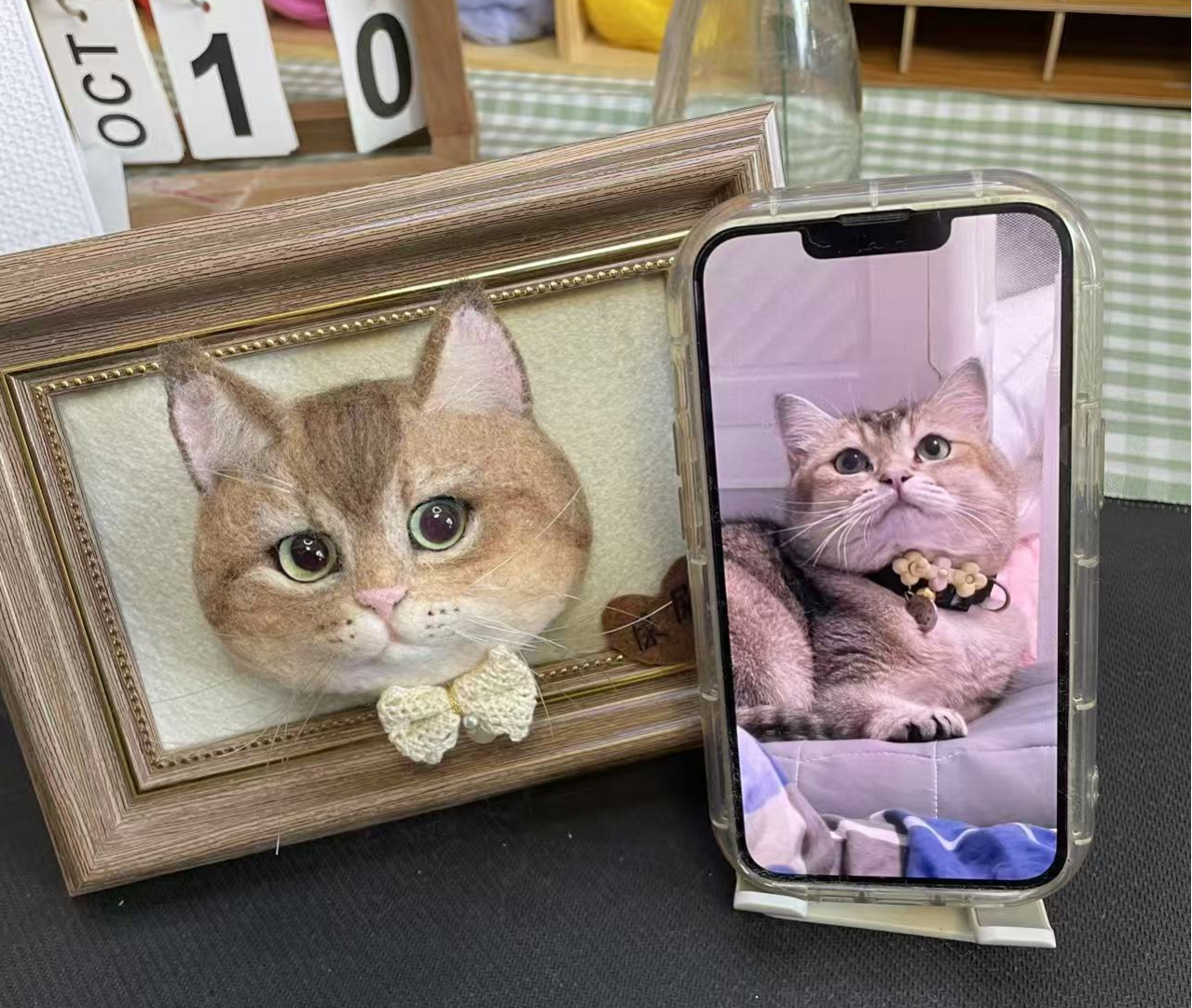 Framed Pet Portrait-Cat
