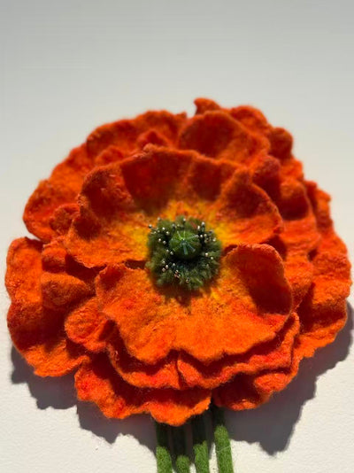 Wool-Painted Portraits (Flower-palm）