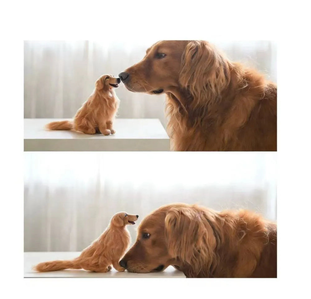 3d dog sculptures