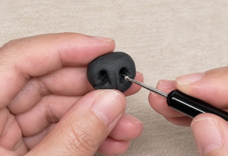 Customized Nose: Handmade Clay Feature