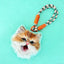Custom felted wool pet pendant - 10 cm/4 inches
